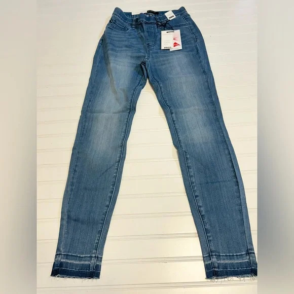 NWT Judy Blue High Waisted Pull On Skinny Jeans size 1 - Picture 5 of 10